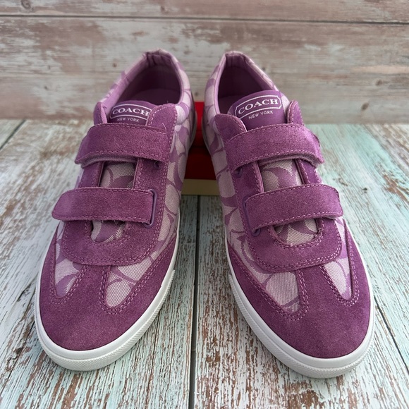 👟Lilac Coach Sneakers - Size 9,5B👟 - Picture 1 of 16